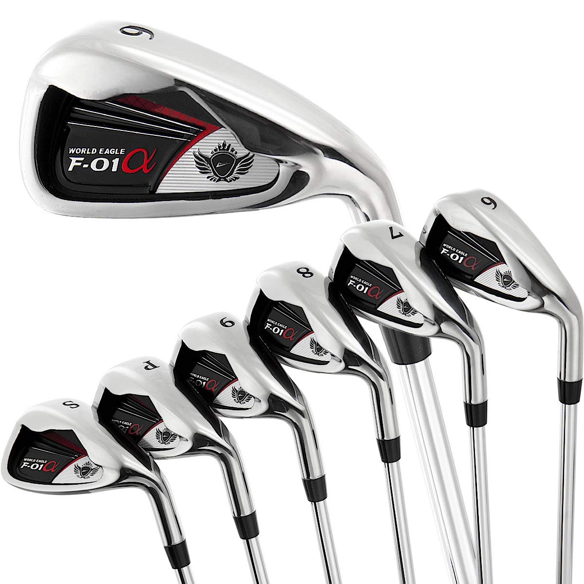 Amazon.co.jp: WORLD EAGLE F-01α アイアン6本セット カブキモデル 右